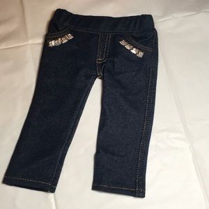Blue jeans jeggings for American doll